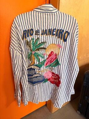 Rio De Janiero Button Down Shirt